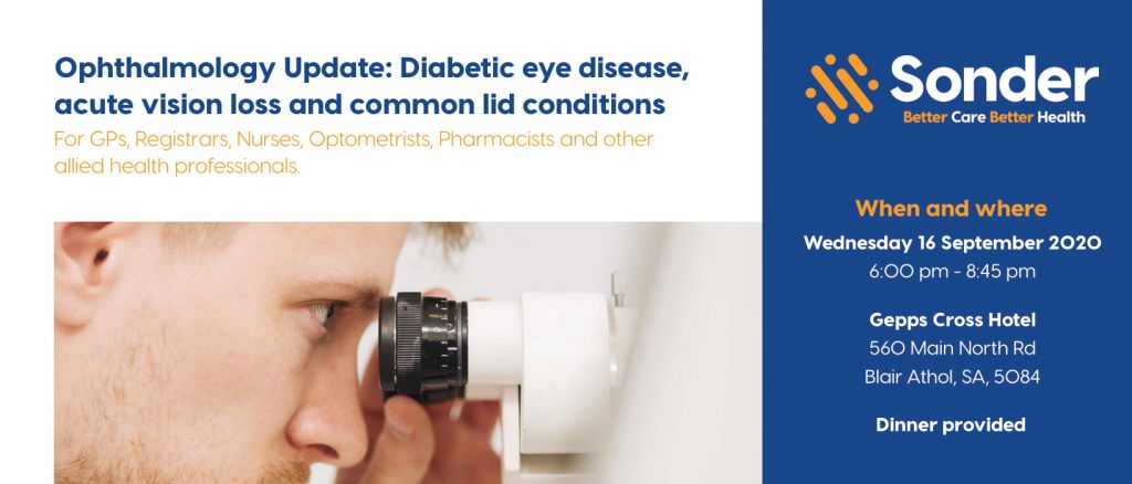 Ophthalmology Update: Diabetic eye disease, acute vision loss and common lid conditions